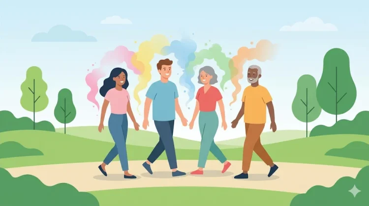 Color Walk, Tren Sederhana yang Bikin Jalan Santai Lebih Menarik
