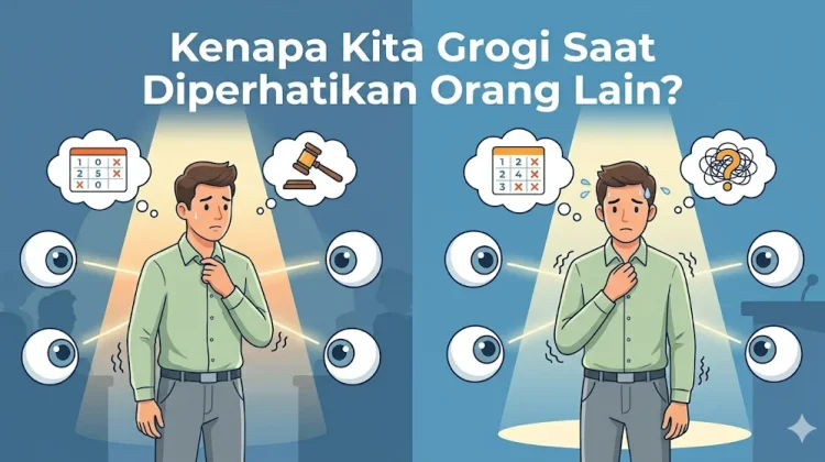 Kenapa Kita Grogi saat Diperhatikan Orang Lain