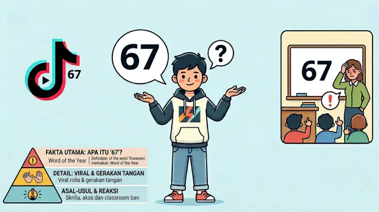 Fenomena Slang Gen Alpha "67": Istilah tanpa Makna yang Jadi 'Word of the Year 2025'