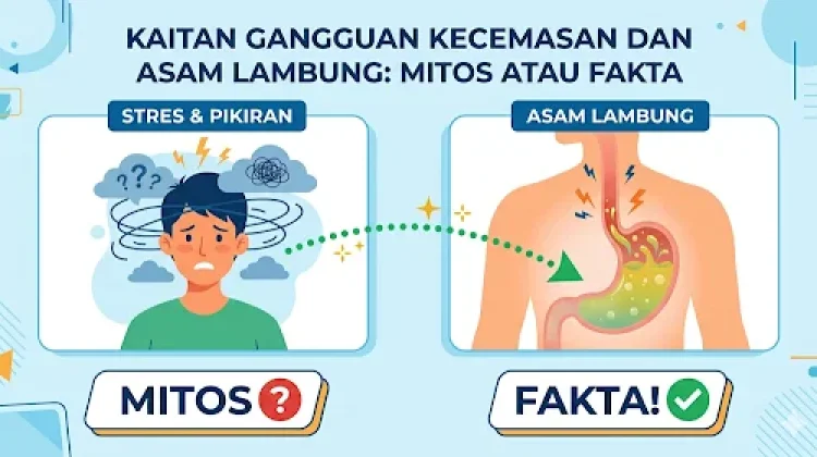 Kaitan Erat Gangguan Kecemasan dan Asam Lambung: Mitos atau Fakta?