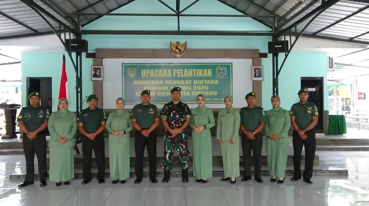 Dandim 0614 Pimpin Apel Kenaikan Pangkat
