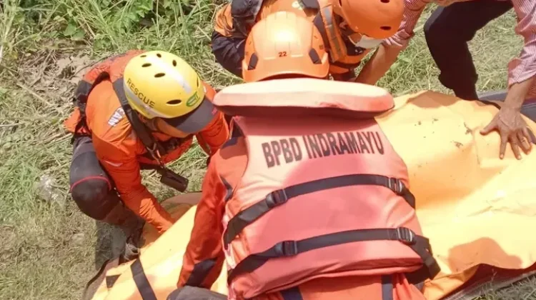 Korban Tenggelam di Sungai Cimanuk Indramayu Ditemukan