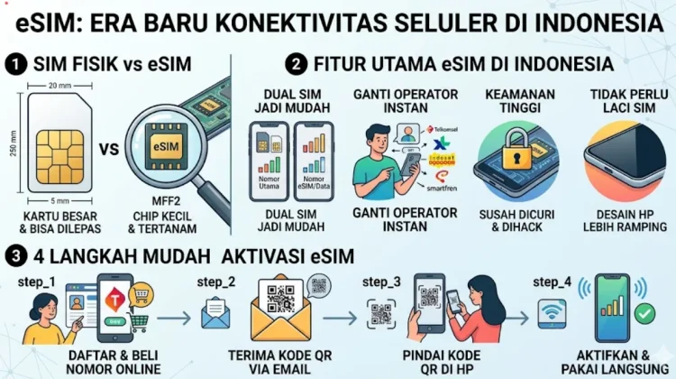 Tren eSIM Makin Masif: Era Selamat Tinggal Kartu SIM Fisik di Indonesia
