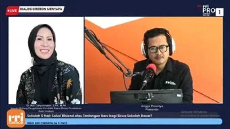 Disdik Kota Cirebon Jelaskan Tujuan Lima Hari Sekolah bagi Kesehatan Anak