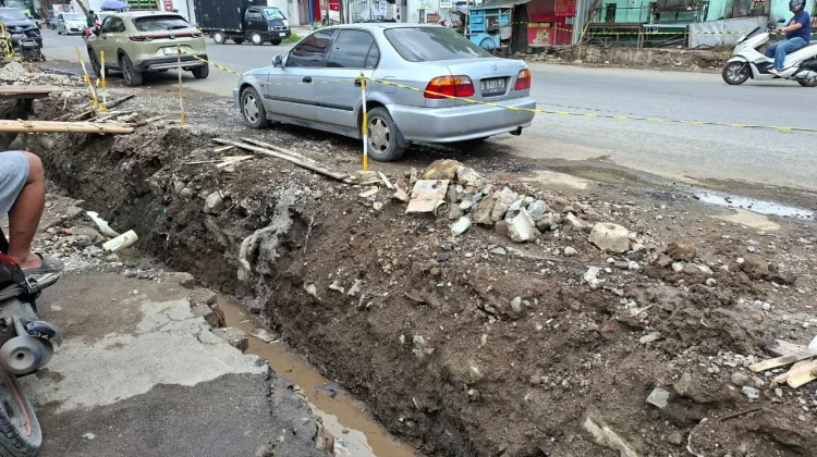 Penataan Jalan Fatahillah Weru Cirebon, Drainase hingga Trotoar Mulai Dibenahi