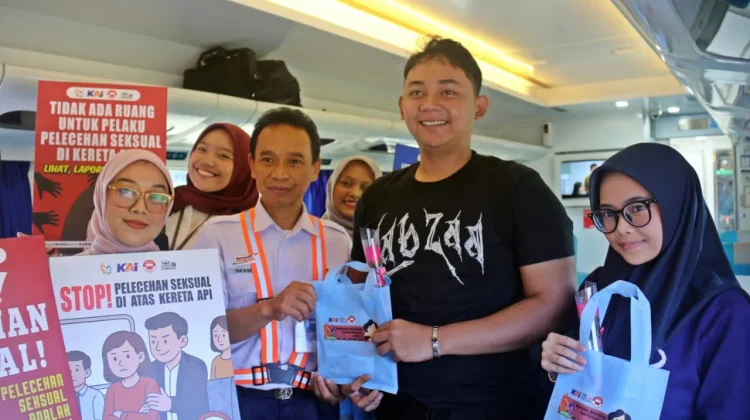 KAI Cirebon Kampanyekan Anti Pelecehan dan Keselamatan Penumpang