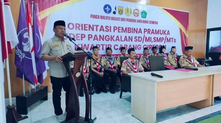 Kemenag Cirebon Dorong Penguatan Karakter Siswa lewat Orientasi Pembina Pramuka