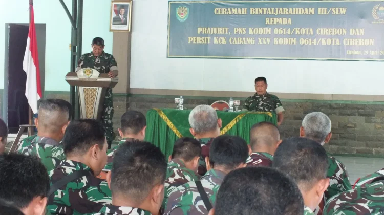 Kodim Kota Cirebon Gelar Ceramah Pembinaan Mental dan Sejarah