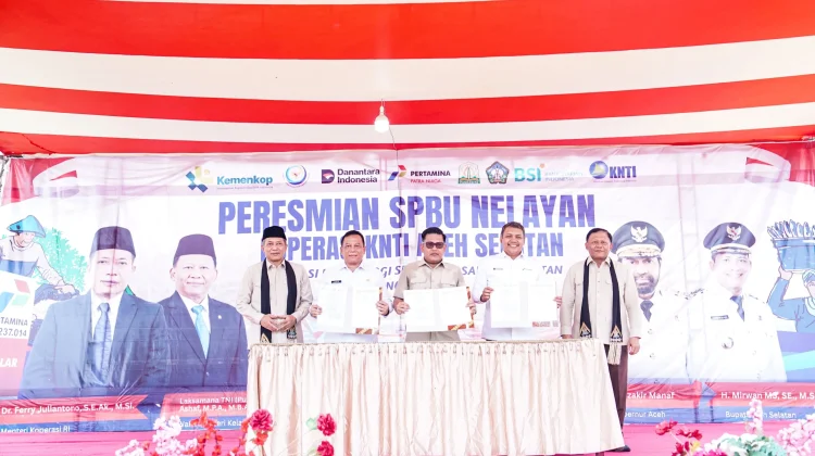 SPBUN Diresmikan di Aceh Selatan, Akses Energi Nelayan Meningkat