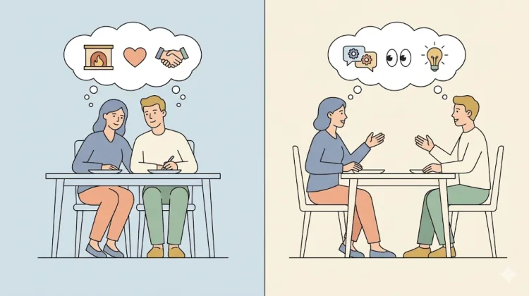 Sebelah atau Depan, Soal Nyaman saat Makan