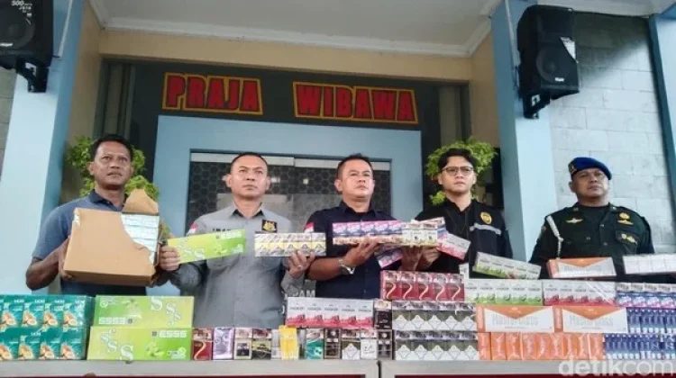 Operasi Gabungan Majalengka Sita Ratusan Ribu Batang Rokok Ilegal