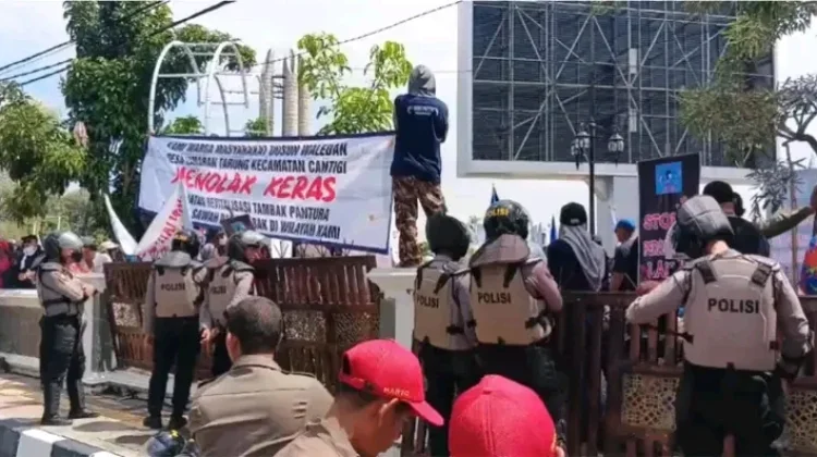 Aksi Damai KOMPI Soroti Dampak PSN Tambak di Indramayu