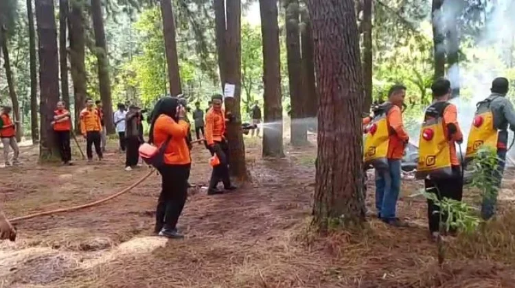 BPBD Majalengka Gandeng Paguyuban Silihwangi Antisipasi Karhutla Ciremai