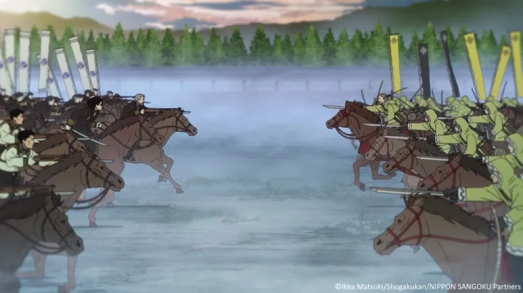 Review Anime Nippon Sangoku Episode 6: Jebakan Seii Berhasil, Perang dimulai!
