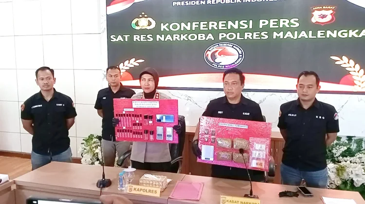 Polisi Bongkar 6 Kasus Narkoba di Majalengka, Sabu hingga Tembakau Sintetis Disita