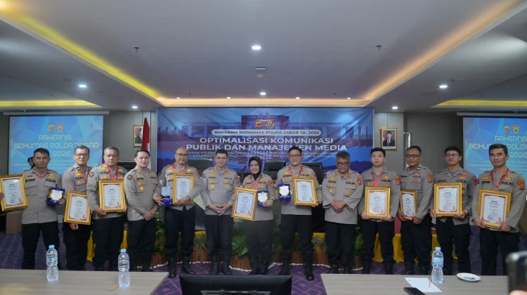 Humas Polres Majalengka Raih Dua Penghargaan di Rakernis Polda Jabar 2026