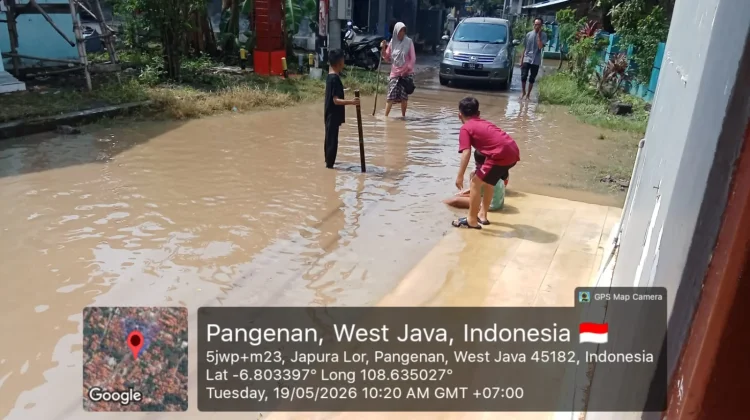 BPBD KabupatenCirebon Catat Banjir Rendam Sepuluh Kecamatan saat Musim Pancarob