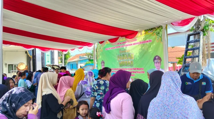 DKPP Kabupaten Cirebon Gelar Gerakan Pangan Murah jelang Iduladha