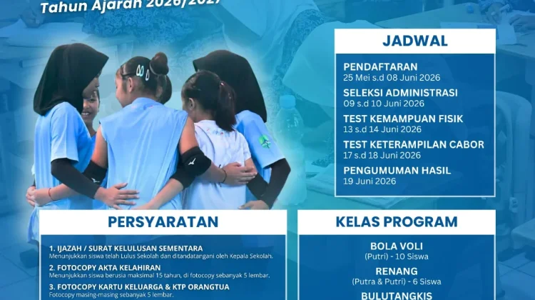 Dispora Buka Kelas Khusus Olahraga di SMPN 2 Majalengka