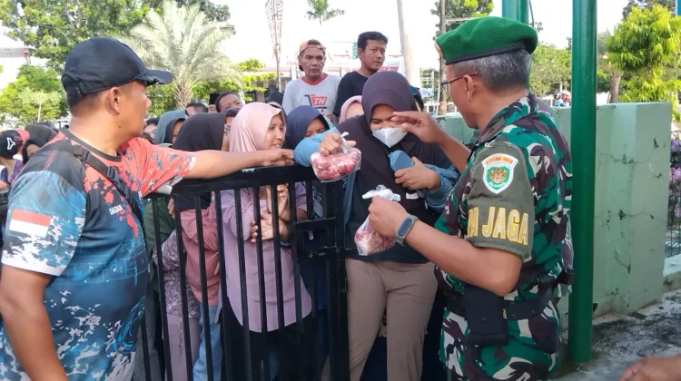 Sambut Iduladha 2026, Kodim 0616/Indramayu Tebar Puluhan Hewan Kurban