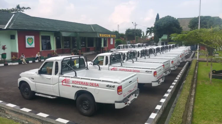 Puluhan Mobil KDMP Mulai Disebar di Kuningan