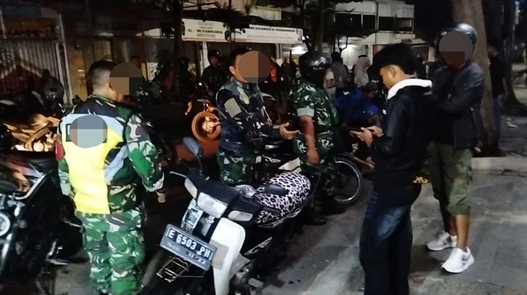 Kodim Kota Cirebon Amankan Empat Kendaraan Diduga Balap Liar