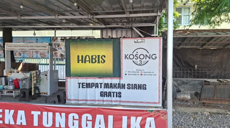 Terinspirasi Fenomena Kriminalitas, Makan Gratis Kosong 3 Hadir di Cirebon