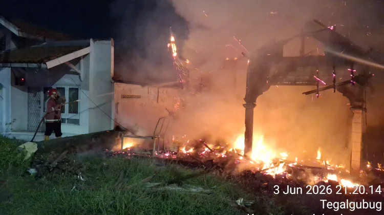 Rumah di Tegalgubug Cirebon Terbakar akibat Ulah ODGJ