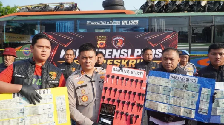 Polres Cirebon Kota ungkap Sindikat Penadah Hasil Curanmor Lintas Provinsi