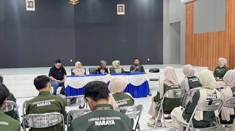 Kunjungan LPM Naraya ke RRI Cirebon Perkuat Kompetensi Jurnalistik Mahasiswa