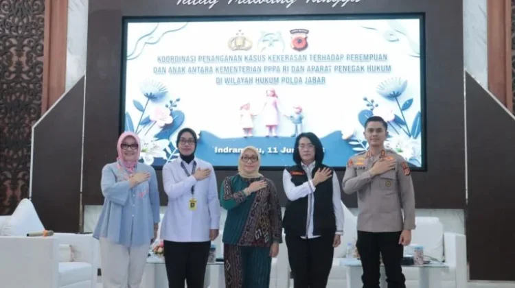Menteri PPPA Bahas Kekerasan Perempuan dan Anak Bareng Polres Indramayu