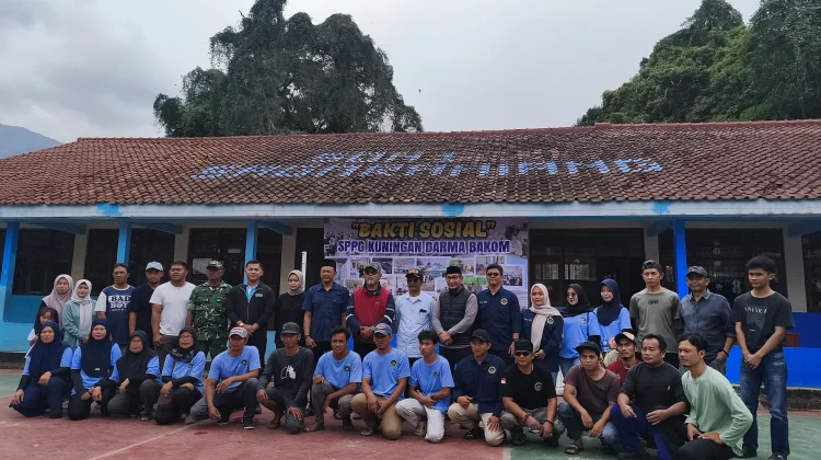 Peduli Lingkungan Sekolah, SPPG Bakom Percantik SDN 1 Sagarahiang