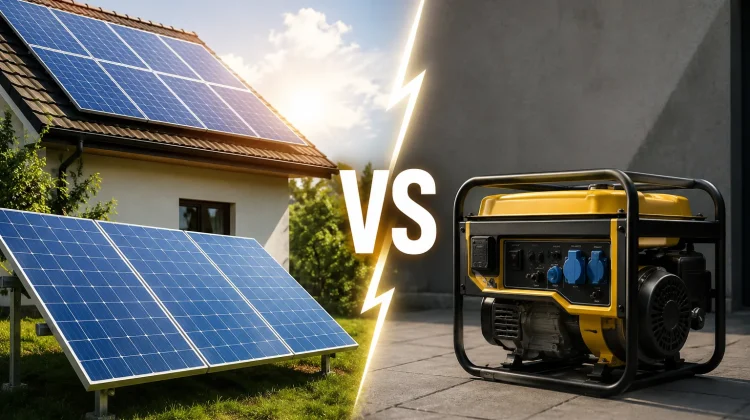 Genset vs Solar Panel untuk Rumah