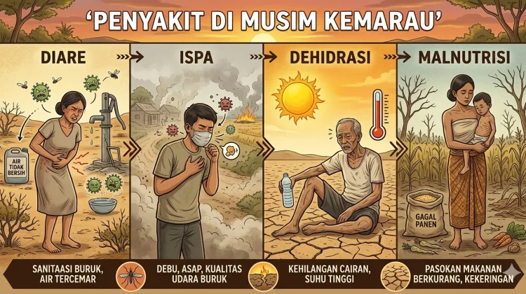 Dinkes Jabar Minta Masyarakat Waspada, Penyakit di Musim Kemarau