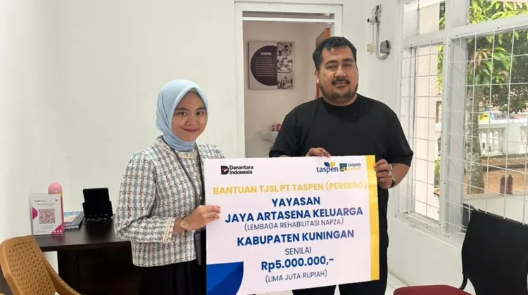 TASPEN Cirebon Salurkan Bantuan Operasional Panti Rehabilitasi NAPZA