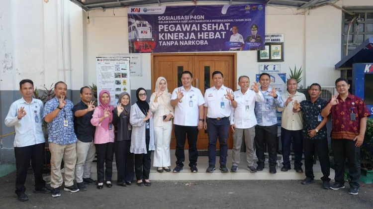 Bentengi Pegawai dari Narkoba, KAI Daop 3 Cirebon Gandeng BNN Kota Cirebon