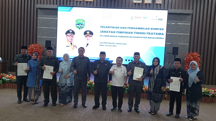4 Eselon II Terisi, Bupati Dorong Inovasi & Maksimalkan PAD Majalengka