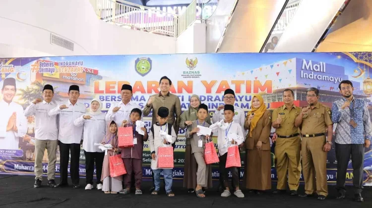 Lebaran Yatim Jadi Momentum Berbagi Kebahagiaan bagi 100 Anak Yatim di Indramayu