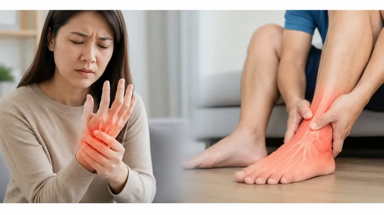Kebas dan Nyeri di Tangan atau Kaki, Pertanda Apa?