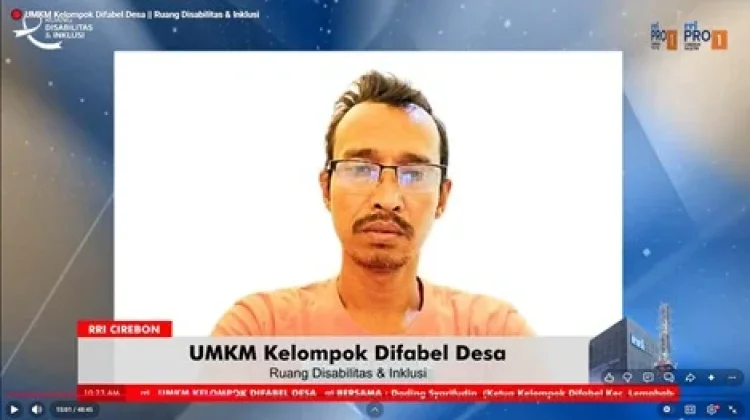 Ketua Difabel Lemahabang Harapkan Dukungan UMKM Setara Kelompok Lain