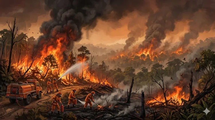 Polres Majalengka Tegas, Bakar Lahan Sengaja Terancam Pidana