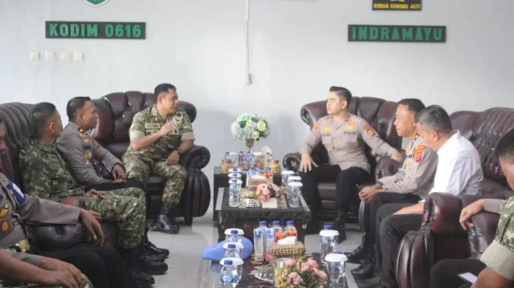 Kapolres Indramayu Kunjungi Kodim, Perkuat Sinergitas TNI-Polri