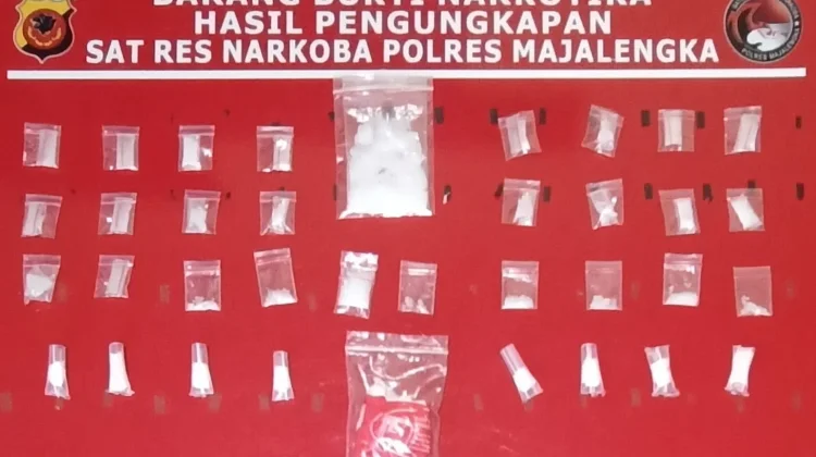 Apes, Siap Edarkan Narkoba, Pengedar Sabu Ditangkap Polisi Majalengka