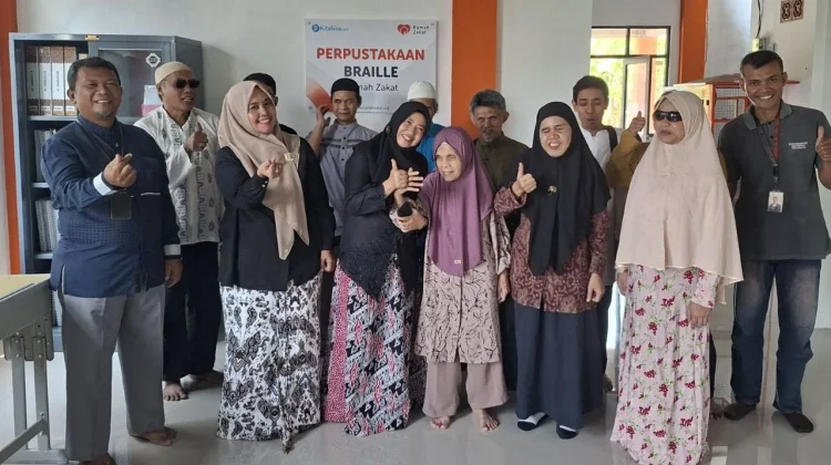 Rumah Zakat Resmikan Perpustakaan Braille Inklusif di Cirebon