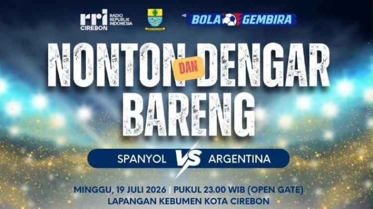 Kapasitas Hampir Seribu Orang, Nobar RRI Cirebon Wajib Aman dan Tertib