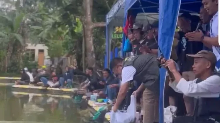 Gebyar Mancing Mania Tebar 1 Ton Ikan, Situ Sanggabuana