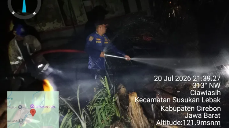 Kebakaran di Susukan Lebak Cirebon Hanguskan Rumah dan 8 Ekor Kambing