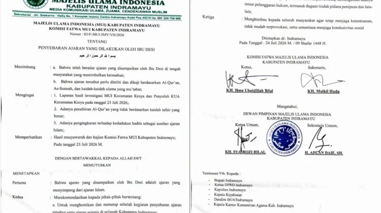 MUI Indramayu Tetapkan Ajaran Ibu Desi Meyimpang