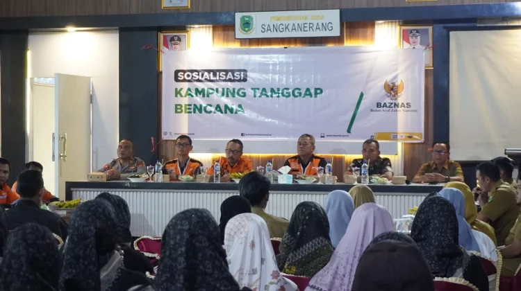 BAZNAS Kuningan Sosialisasi Kampung Tanggap Bencana di Sangkanherang