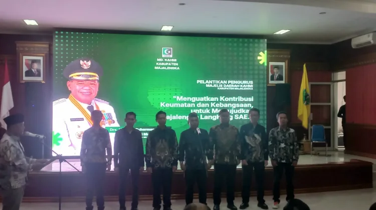 Pelantikan KAHMI, Bupati Majalengka Pesankan Persatuan dan Sinergi Daerah